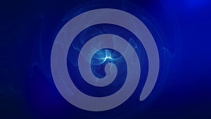 Thinking machine processing big data. Metaverse abstract background. Cloud computing concept