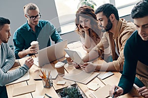 Thinking in one direction.