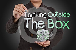 Thinking outside the box as concept