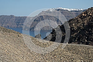 Thira from Nea Kameni