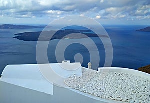 Thira, Thera, Santorini Island, Greece photo