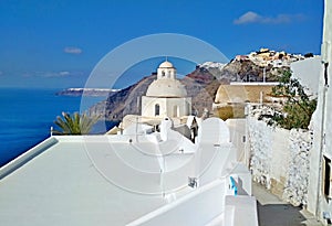 Thira, Thera, Santorini Island, Greece photo