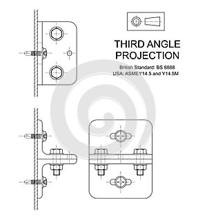 Third Angle Orthographic Projection