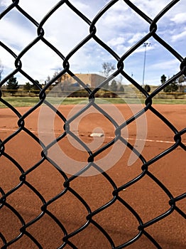 Third base from dugout