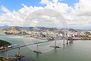 Third bridge (Terceira Ponte), view of Vitoria, Vila Velha, Espi photo