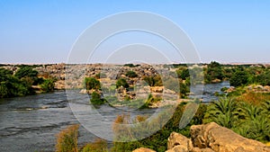Third Cataract of Nile near Tombos Sudan photo