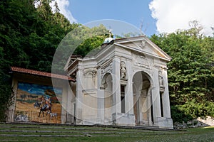 Third Chapel at Sacro Monte di Varese. Italy