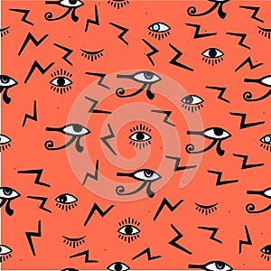 Third Eye Seamless pattern