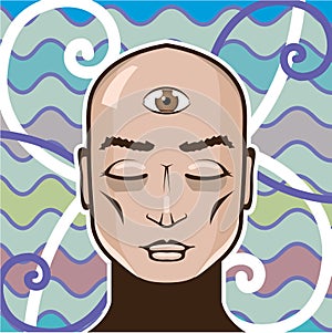 Third Eye vector Illustration