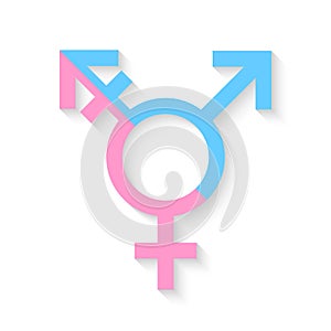 Third gender and sex symbol concept