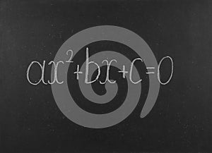 Third order equation in mathematics.