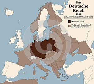 Third Reich Nazi Germany Greatest Extent German Text photo