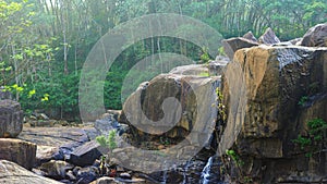 Thirparappu falls Amazing tourist place with water,rocks and beautiful scenery Located in Kanyakumari District, Tamilnadu, India