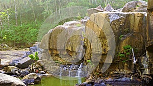 Thirparappu falls Amazing tourist place with water,rocks and beautiful scenery Located in Kanyakumari District, Tamilnadu, India