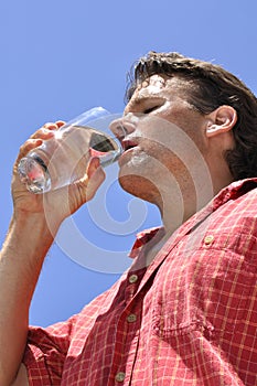 Thirsty man