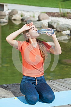 Thirsty after workout