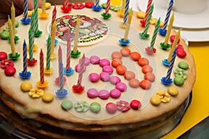 Thirtieth birthday cupcake