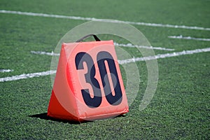 Thirty Yard Line Marker