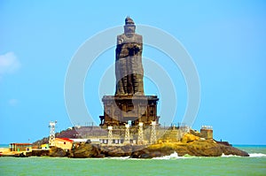 Thiruvalluvar statue at kanyakumari photo