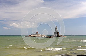 Thiruvalluvar statue at Kanyakumari. India photo