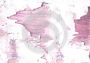 Thistle stained aquarelle pattern