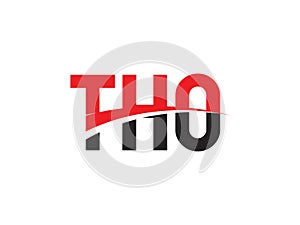 THO Letter Initial Logo Design Vector Illustration