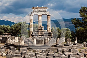 Tholos at Delphi Greece