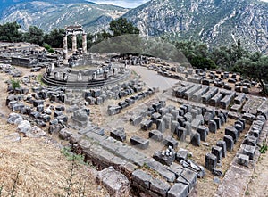 Tholos at Delphi Greece