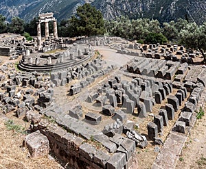 Tholos at Delphi Greece