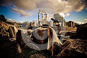 Tholos of Delphi, Greece photo