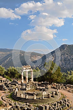 The Tholos at the sanctuary of Athena Pronaia