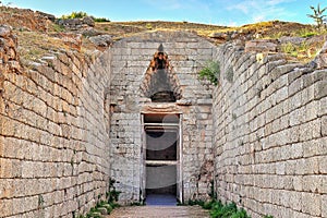 Tholos Tomb of Clytemnestra in Mycenae, Greece