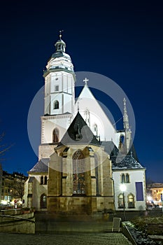 Thomas church in leipzig