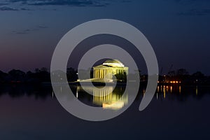 Thomas Jefferson Memorial at dawn