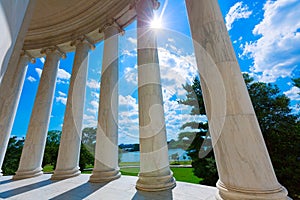 Thomas Jefferson memorial in Washington DC photo