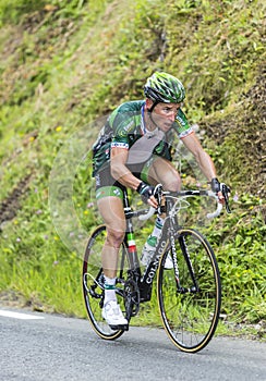 Thomas Voeckler on Col du Tourmalet - Tour de France 2015