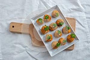 Thome made healthy Roasted chickpeas falafel patties