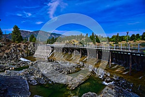 Thompson Falls Montana Island Park spillway Clark Fork River