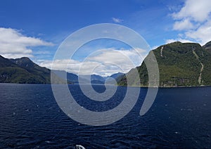 Thompson Sound, New Zealand fiordland