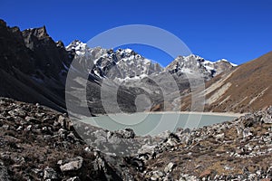 Thonak Tsho, lake in the upper Gokyo Valley