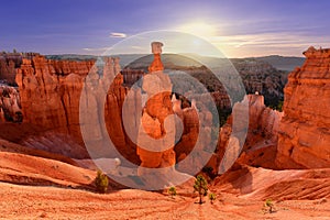 Thor`s Hammer in Bryce Canyon National Park in Utah, USA photo