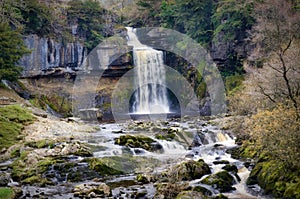 Thornton force, a waterfall near Ingleton in the Yorkshire Dales.