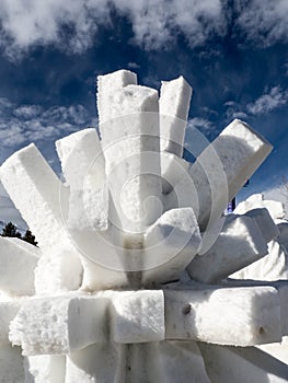 Thorny Snow sculpture