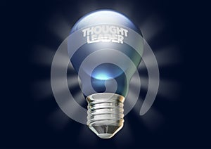 Thought leader light bulb