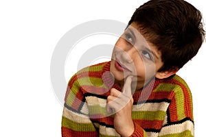 Thoughtful boy