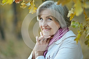 Thoughtful elder man