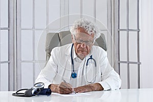 Thoughtful male doctor