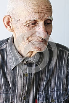 Thoughtful senior man