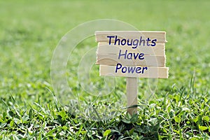 Thoughts have power