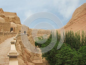 Thousand buddha or Bezeklik caves photo